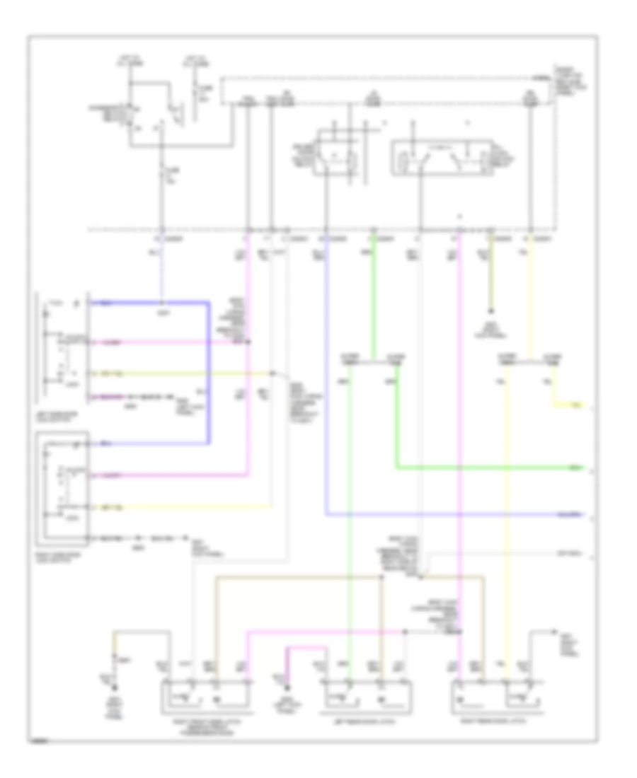 Forced Entry Wiring Diagram 1 of 2 for Ford Pickup F150 2009
