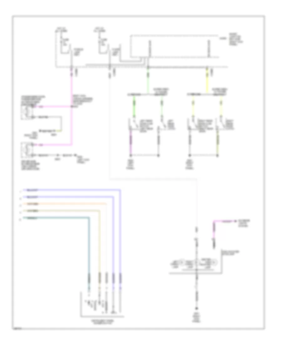 Courtesy Lamps Wiring Diagram 2 of 2 for Ford Pickup F150 2009