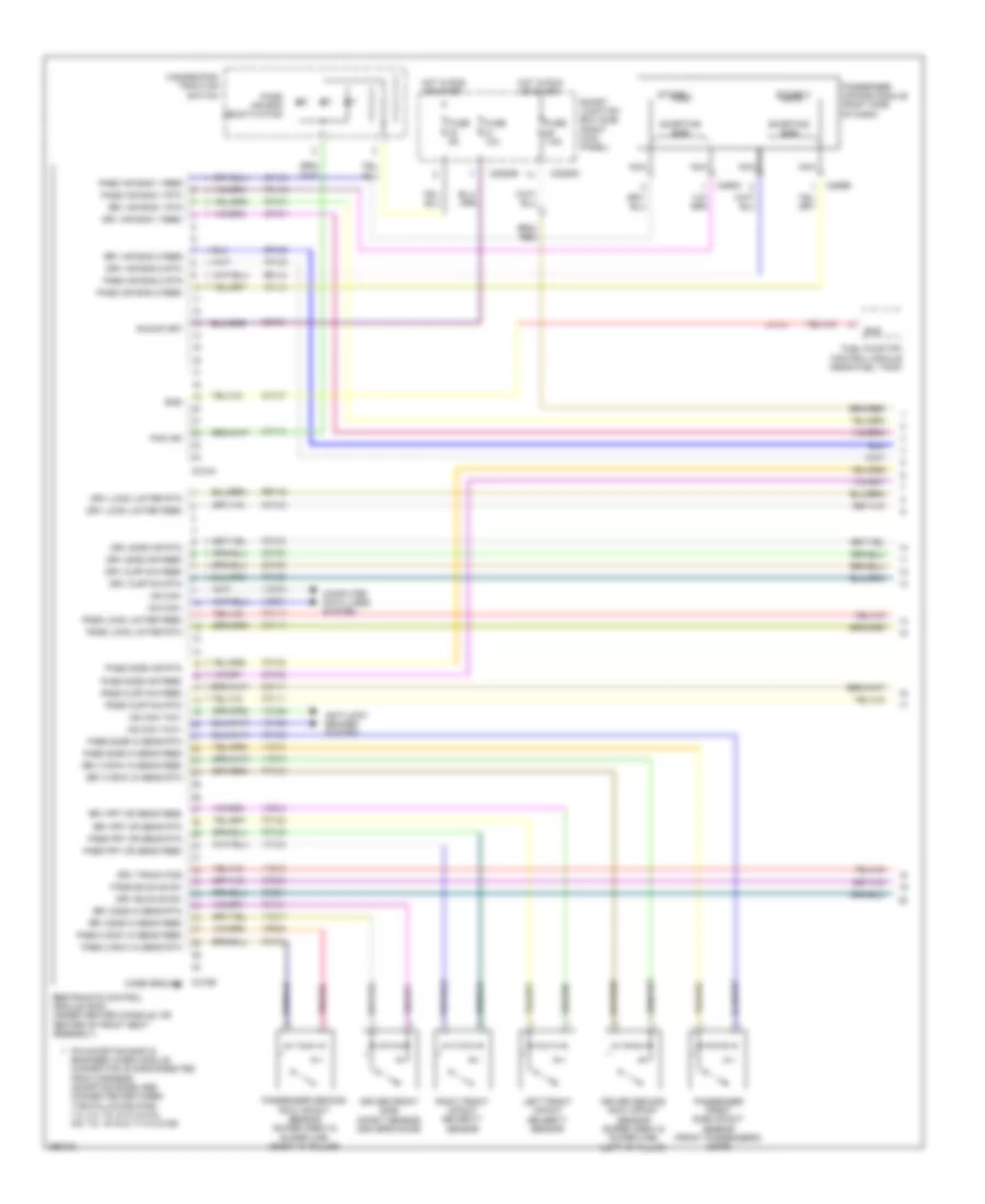 Supplemental Restraints Wiring Diagram 1 of 2 for Ford Pickup F150 2009