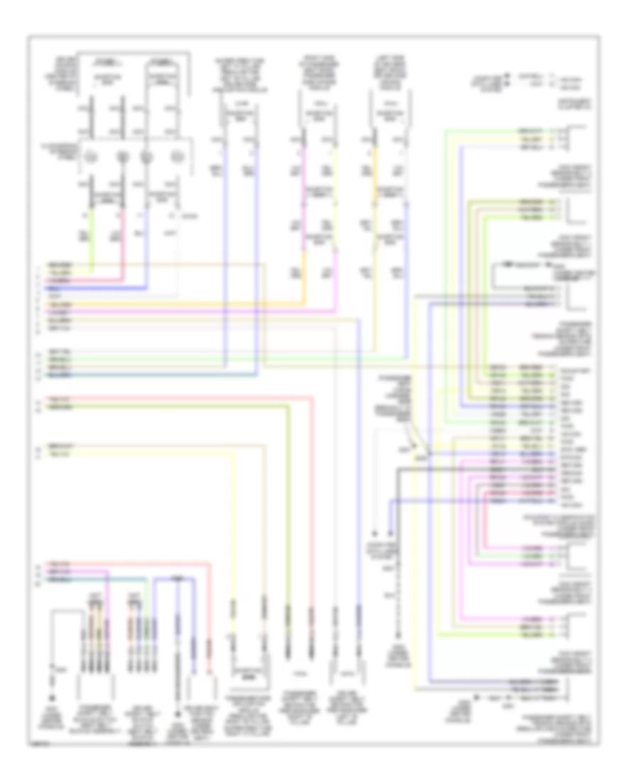 Supplemental Restraints Wiring Diagram (2 of 2) for Ford Pickup F150 2009