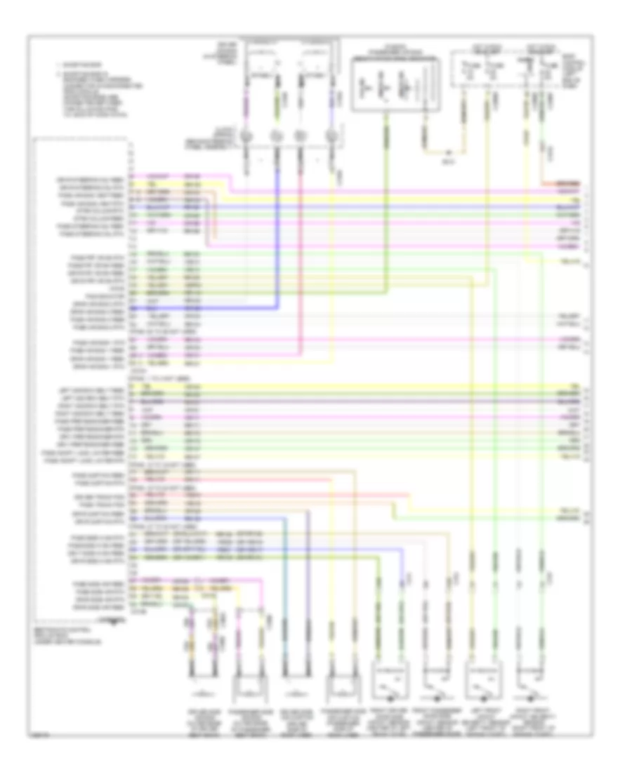 Supplemental Restraints Wiring Diagram Except Hybrid 1 of 3 for Ford Fusion Titanium 2013