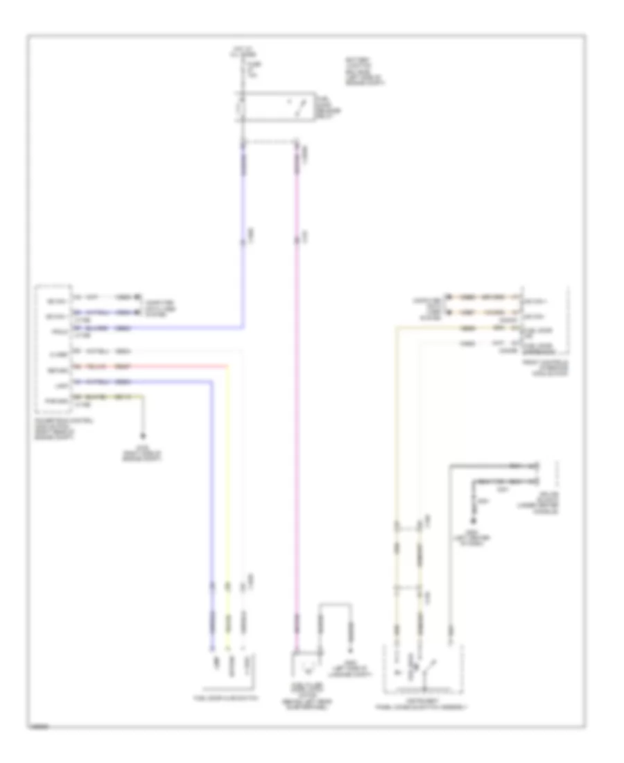 Fuel Door Release Wiring Diagram for Ford Fusion Titanium 2013