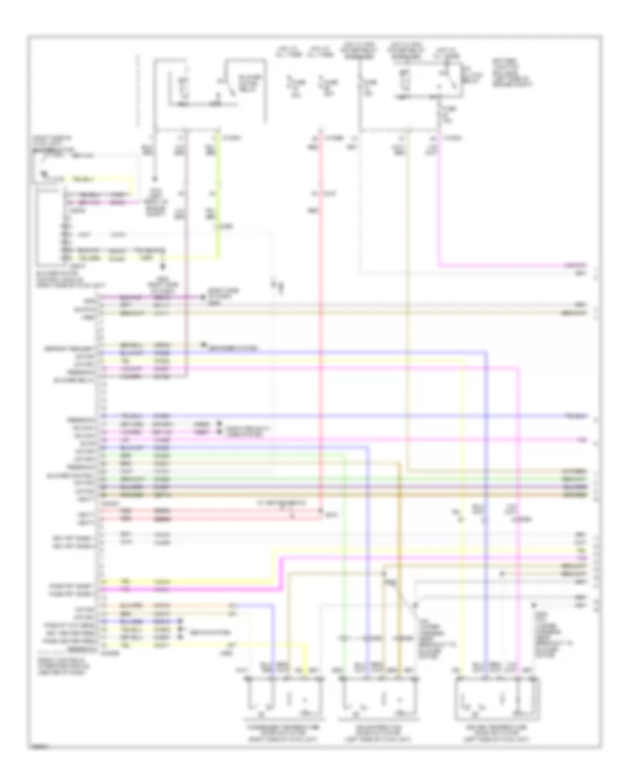 Электросхема кондиционера, Кроме Гибрида (1 из 3) для Ford Fusion Titanium 2013