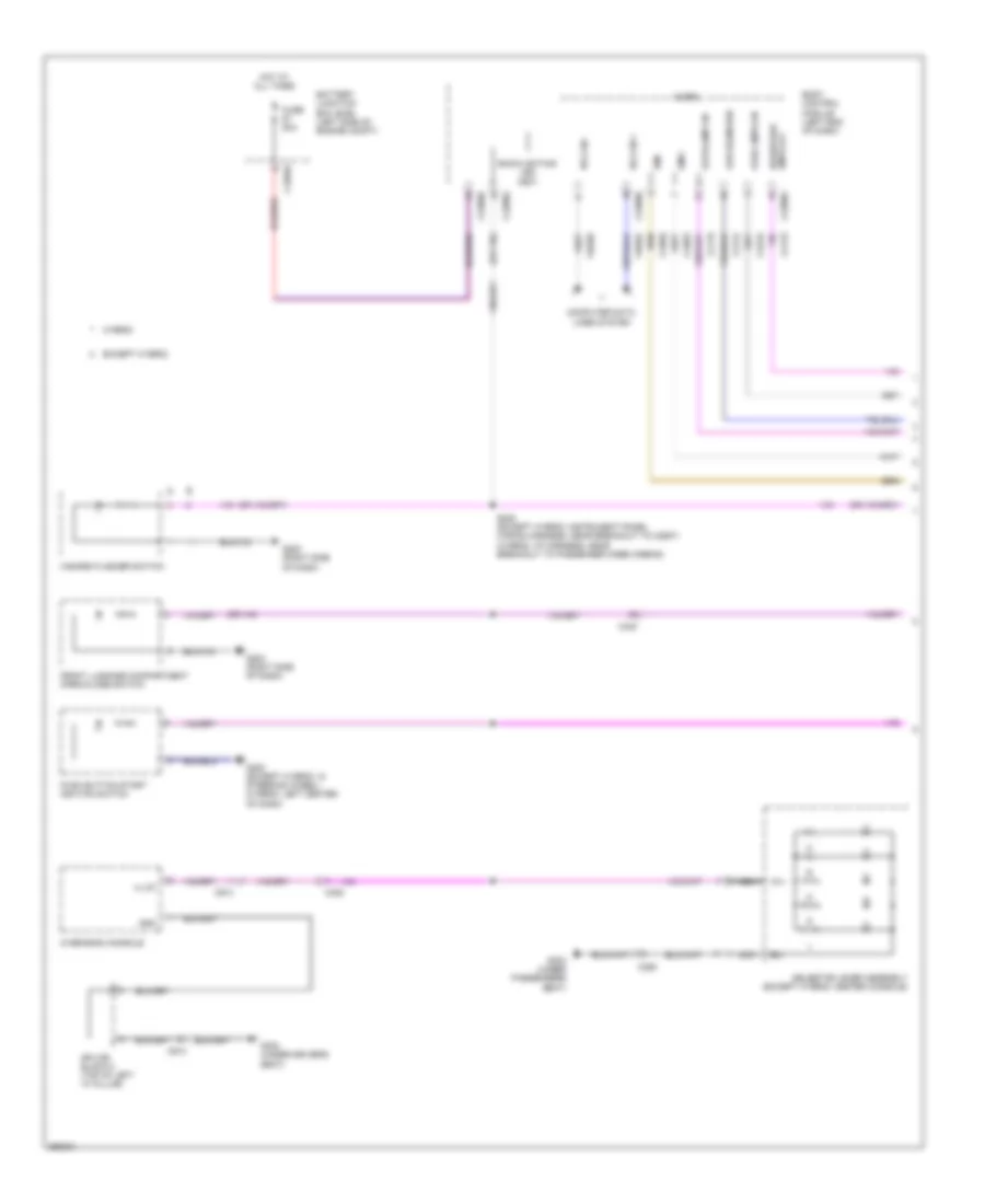 Instrument Illumination Wiring Diagram (1 of 2) for Ford Fusion Titanium 2013