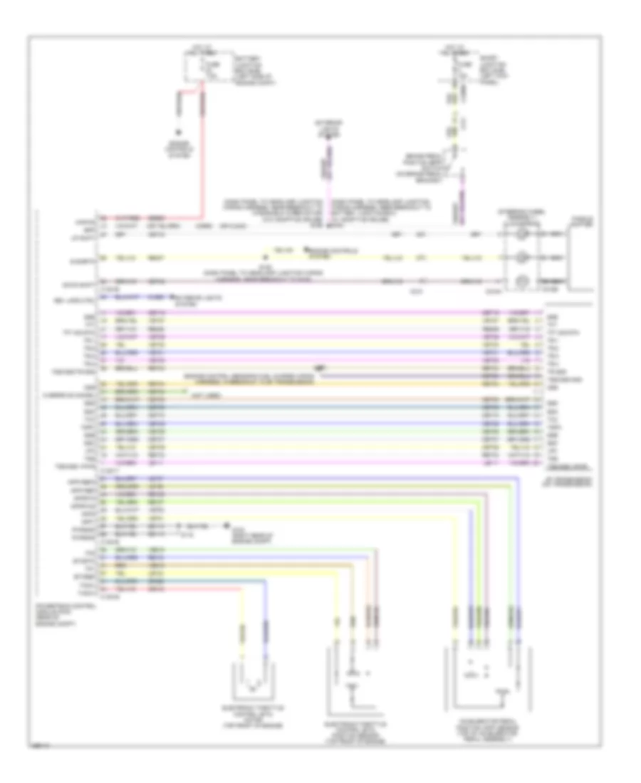 3 5L Twin Turbo A T Wiring Diagram for Ford Taurus SE 2012