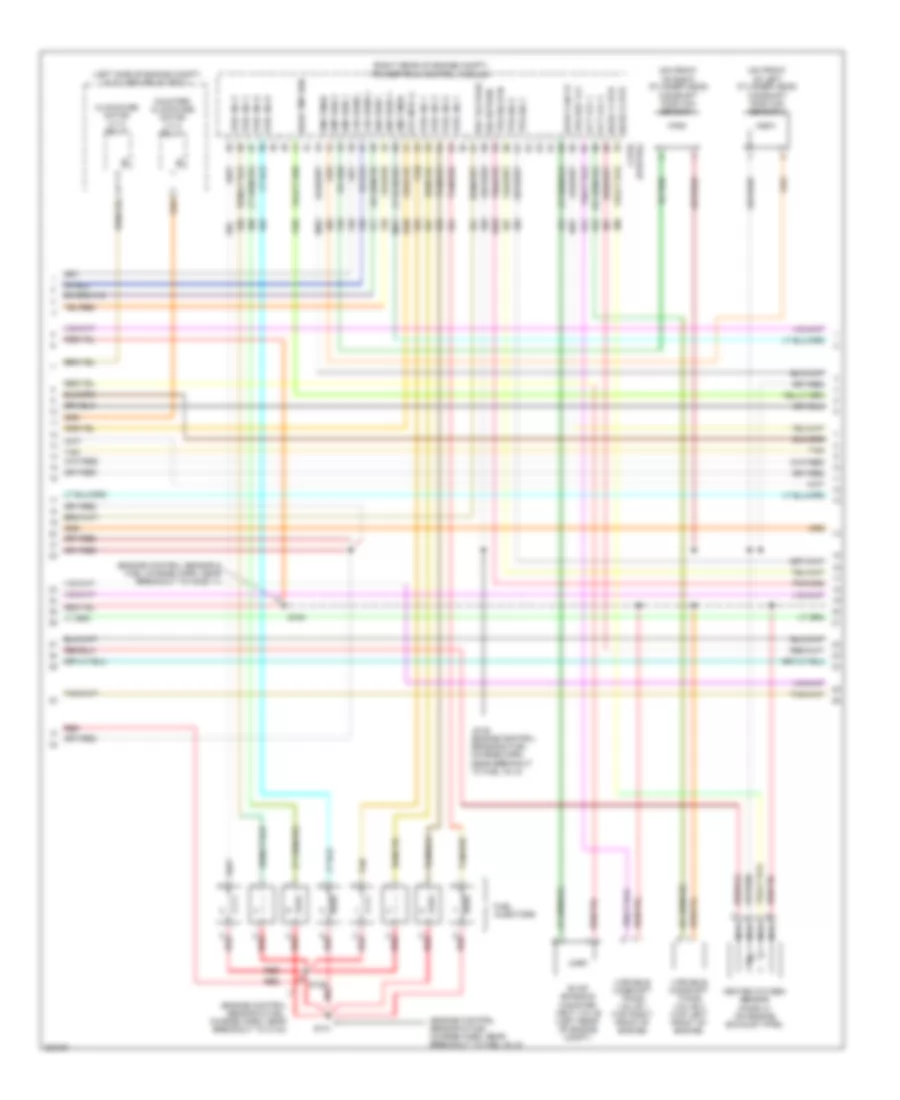 5.4L, Engine Performance Wiring Diagram (3 of 6) for Ford Pickup F250 Super Duty 2005