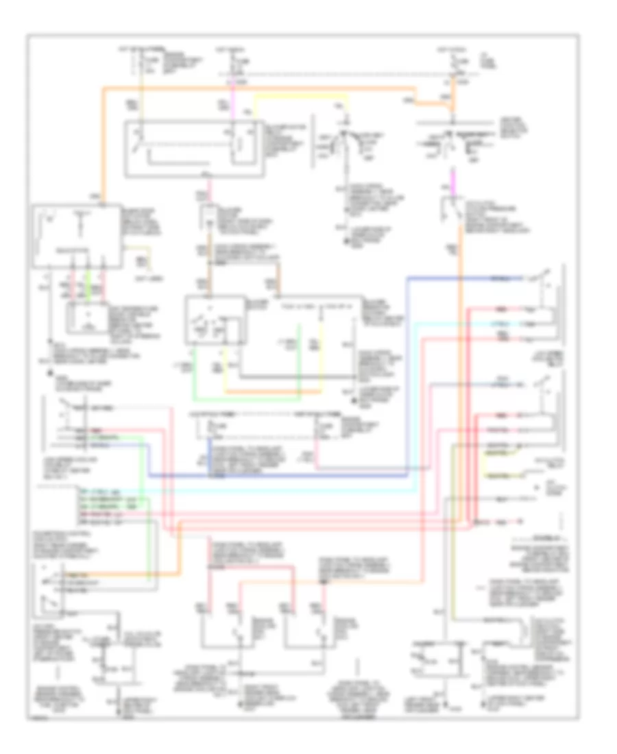 AC Wiring Diagram, Manual AC for Ford Taurus LX 1998