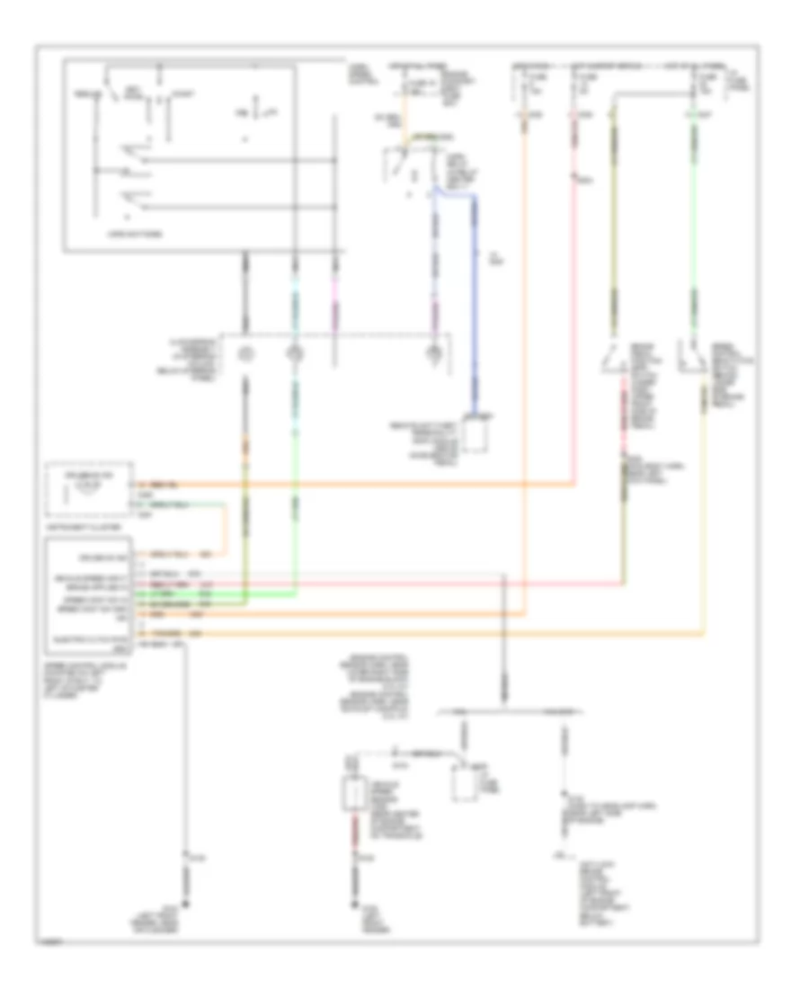 Cruise Control Wiring Diagram for Ford Taurus LX 1998