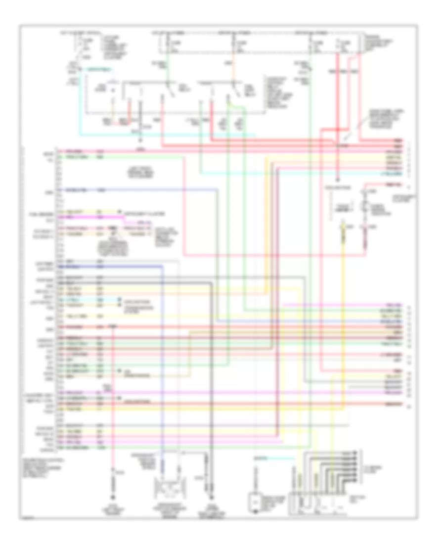 3.0L 24-Valve, Engine Performance Wiring Diagrams (1 of 3) for Ford Taurus LX 1998