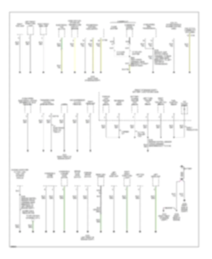 Ground Distribution Wiring Diagram 1 of 4 for Ford Pickup F250 Super Duty 2009