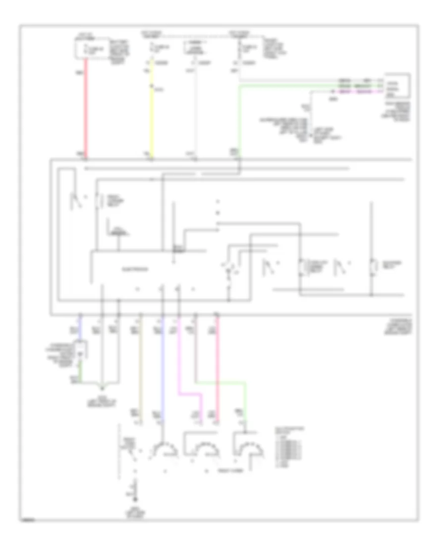 WiperWasher Wiring Diagram for Ford Pickup F250 Super Duty 2009