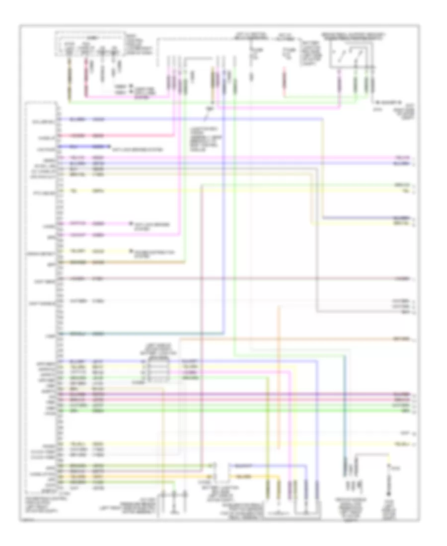 Electric, Engine Performance Wiring Diagram (1 of 7) for Ford Focus ST 2014