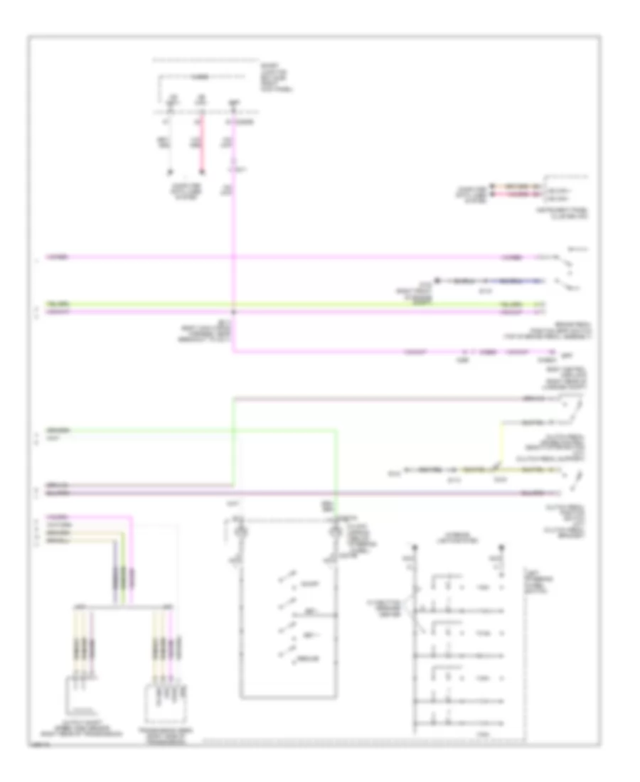 Cruise Control Wiring Diagram (2 of 2) for Ford Mustang 2013