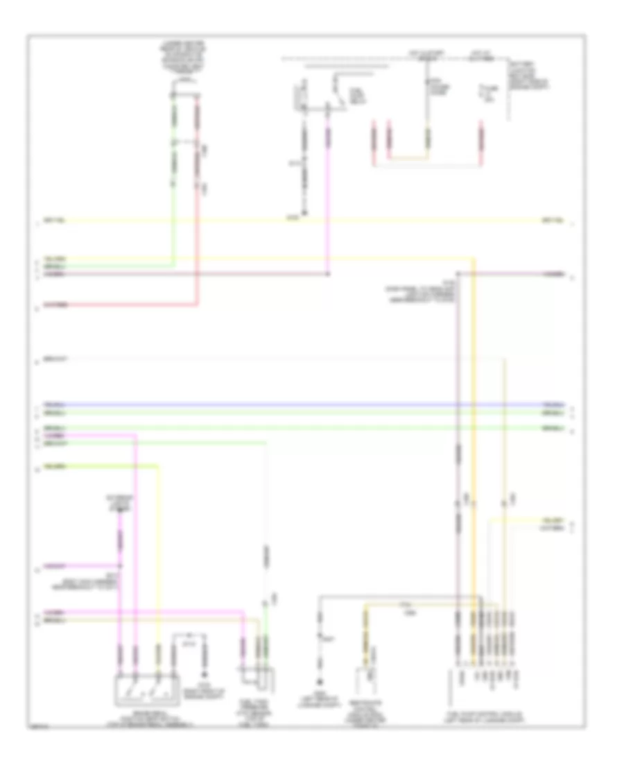 5.0L, Engine Performance Wiring Diagram (2 of 6) for Ford Mustang 2013