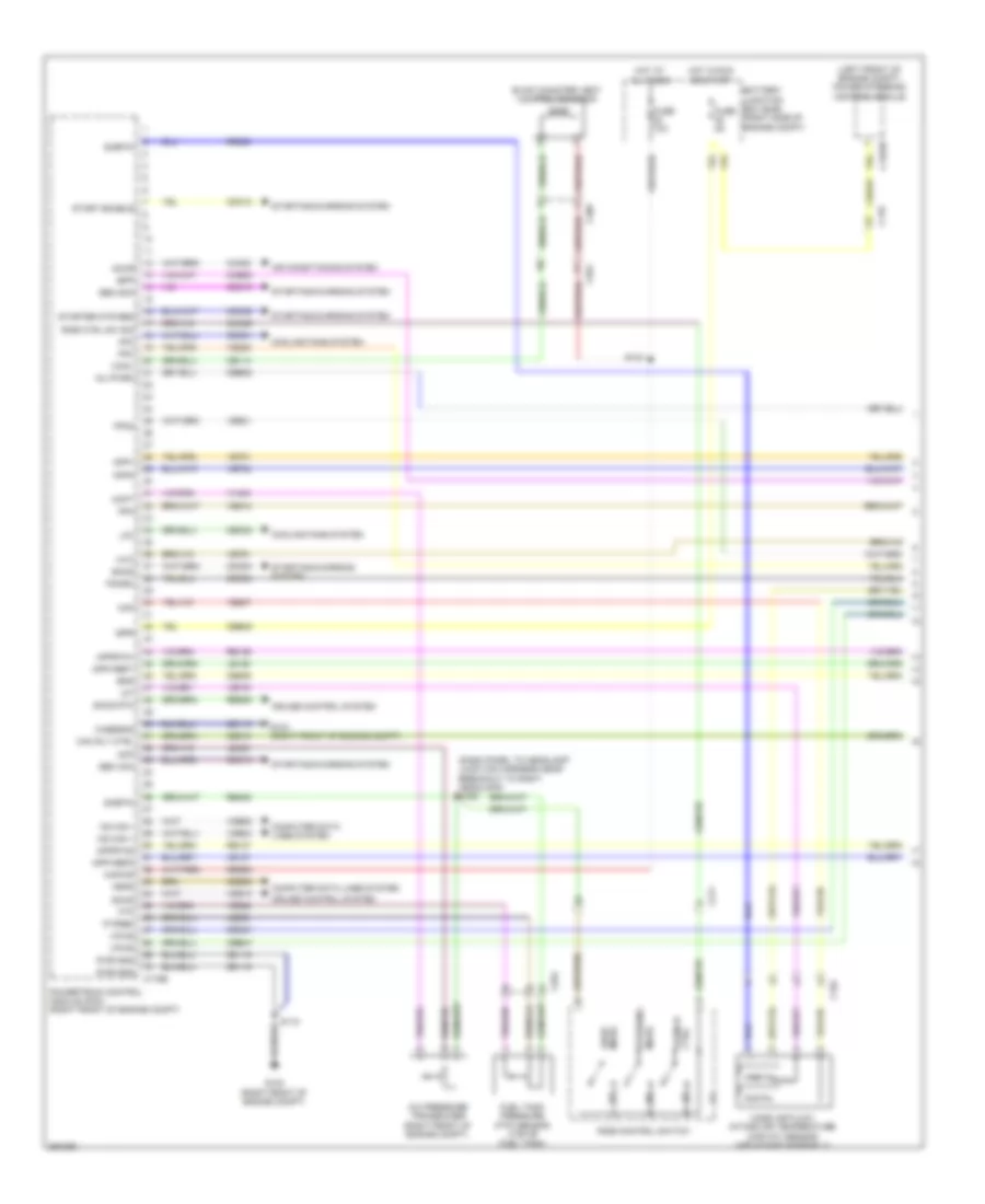 5.8L Supercharged, Engine Performance Wiring Diagram (1 of 6) for Ford Mustang 2013