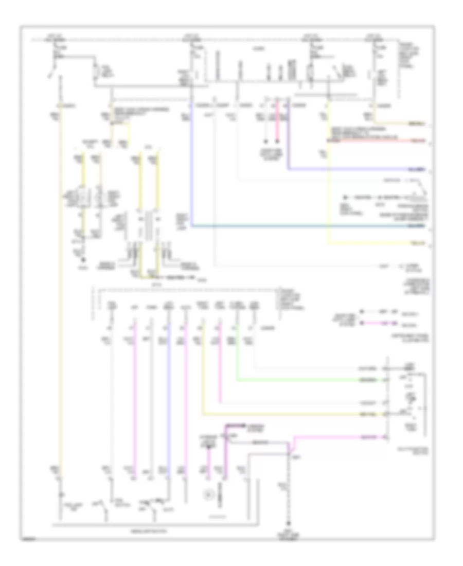Headlights Wiring Diagram with High Intensity Gas Discharge Headlights 1 of 2 for Ford Mustang 2013