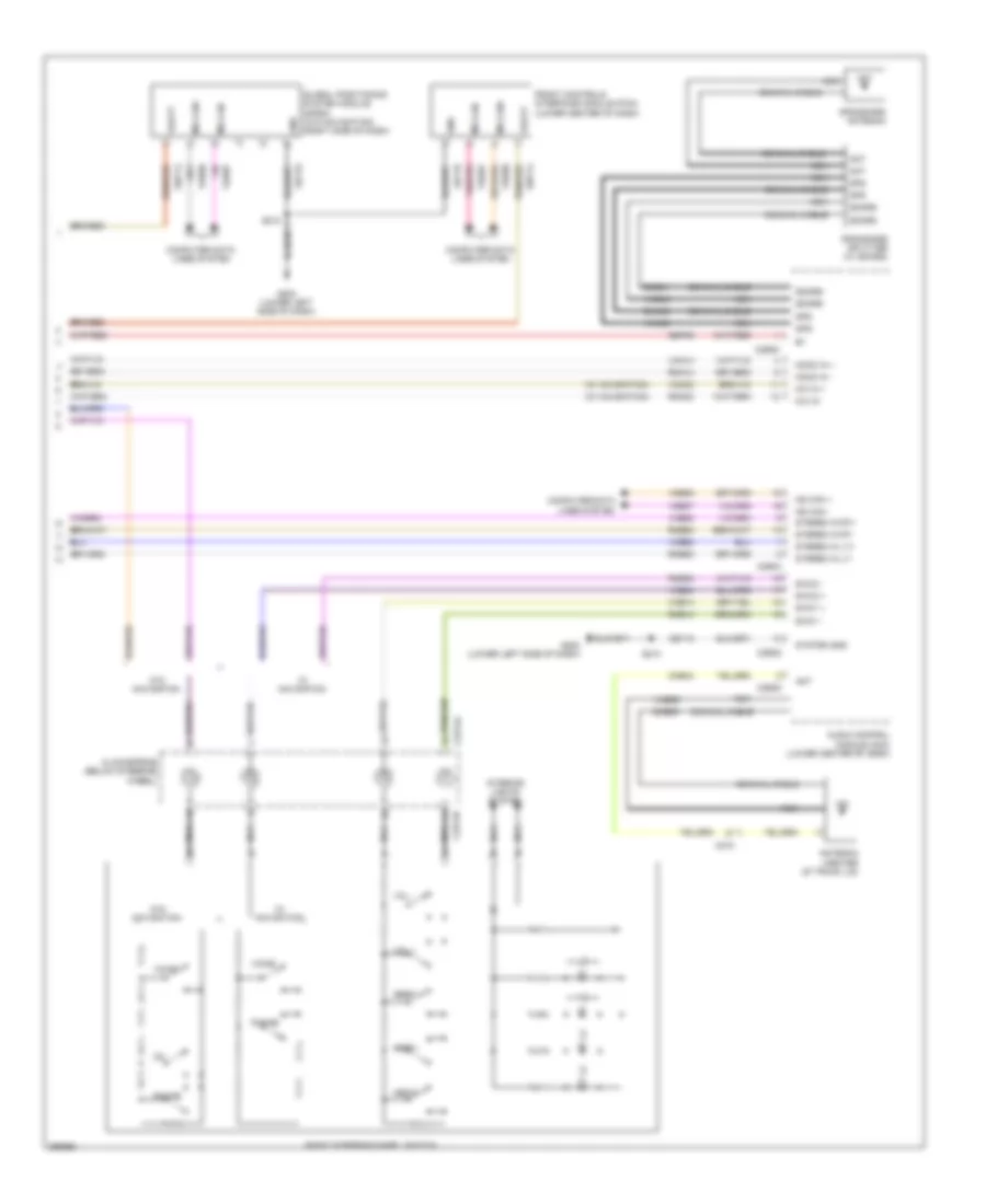 SYNC Radio Wiring Diagram 2 of 2 for Ford Mustang 2013