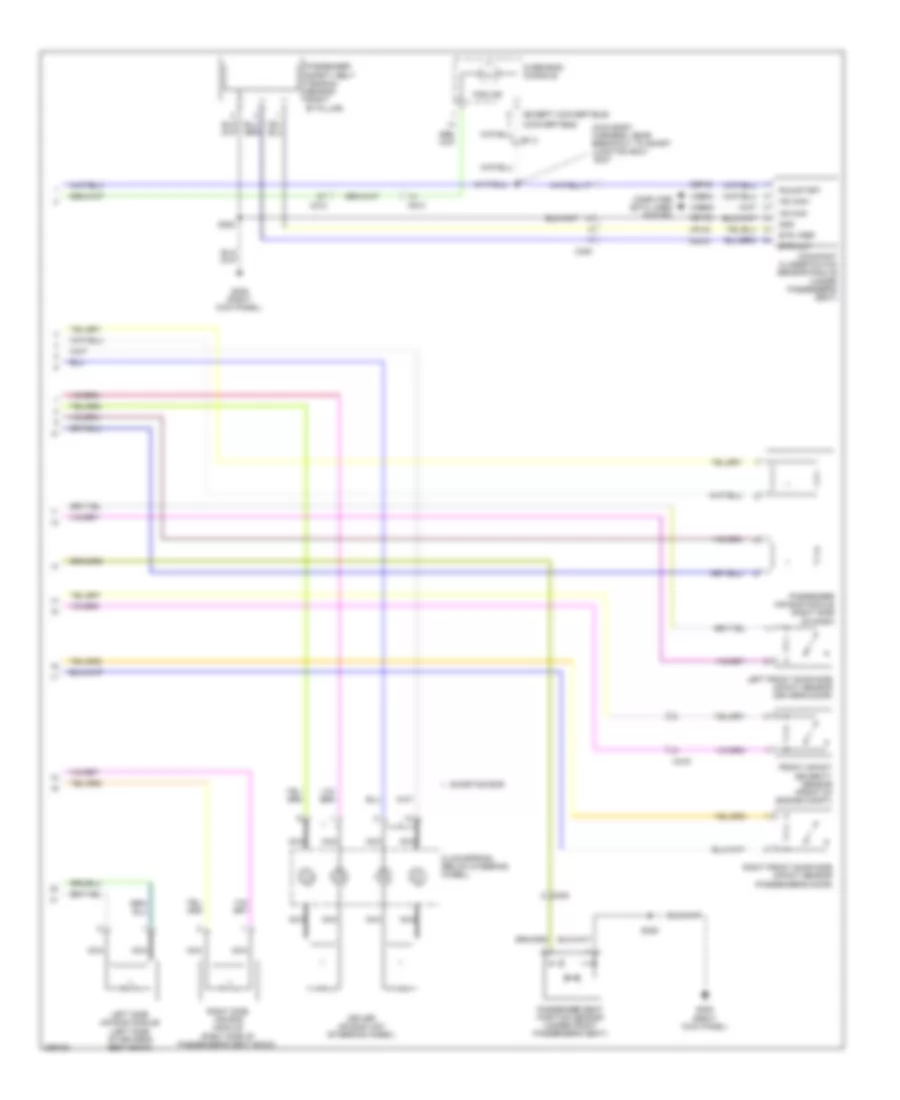 Supplemental Restraints Wiring Diagram 2 of 2 for Ford Mustang 2013