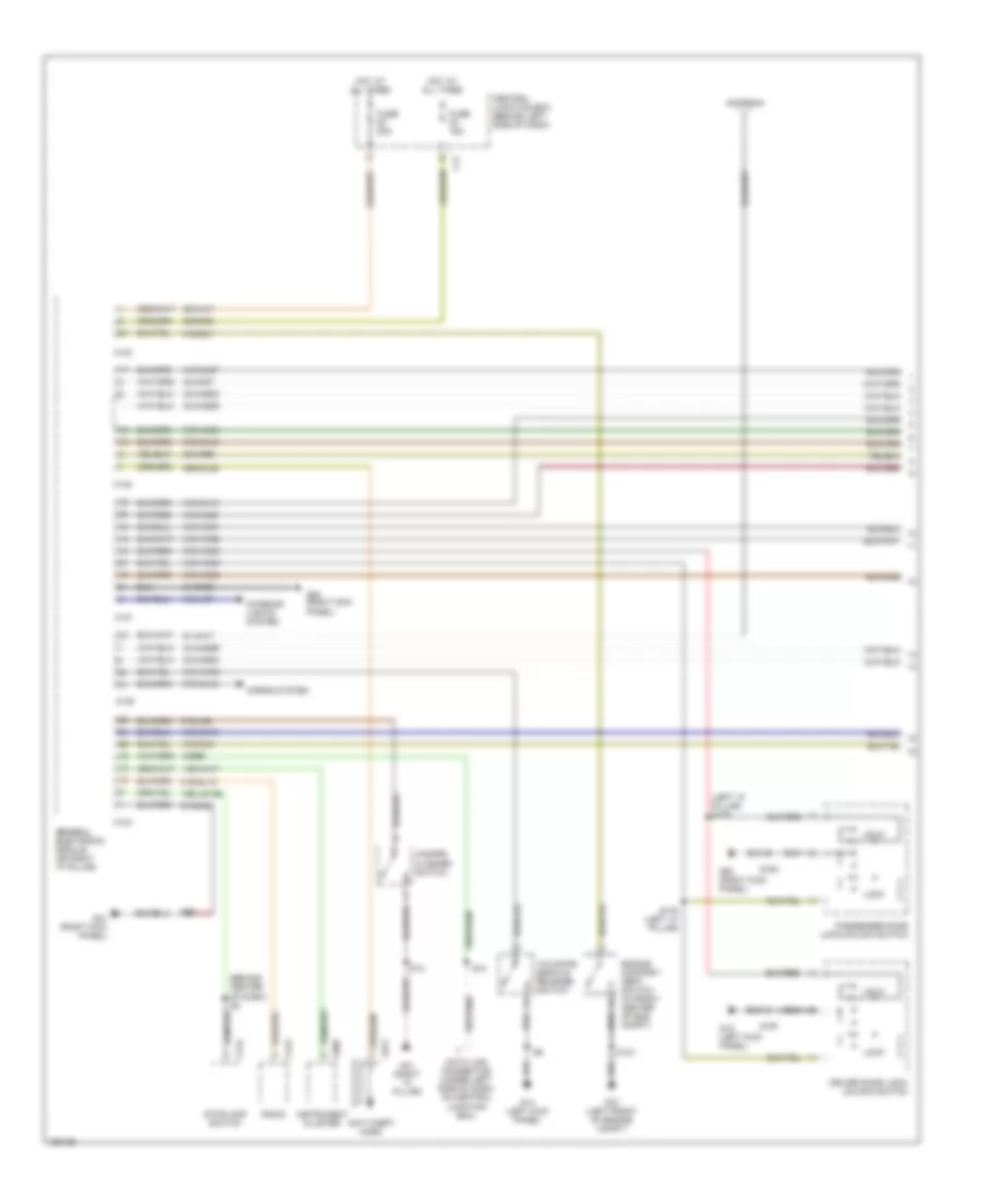 Forced Entry Wiring Diagram 1 of 2 for Ford Focus LX 2002