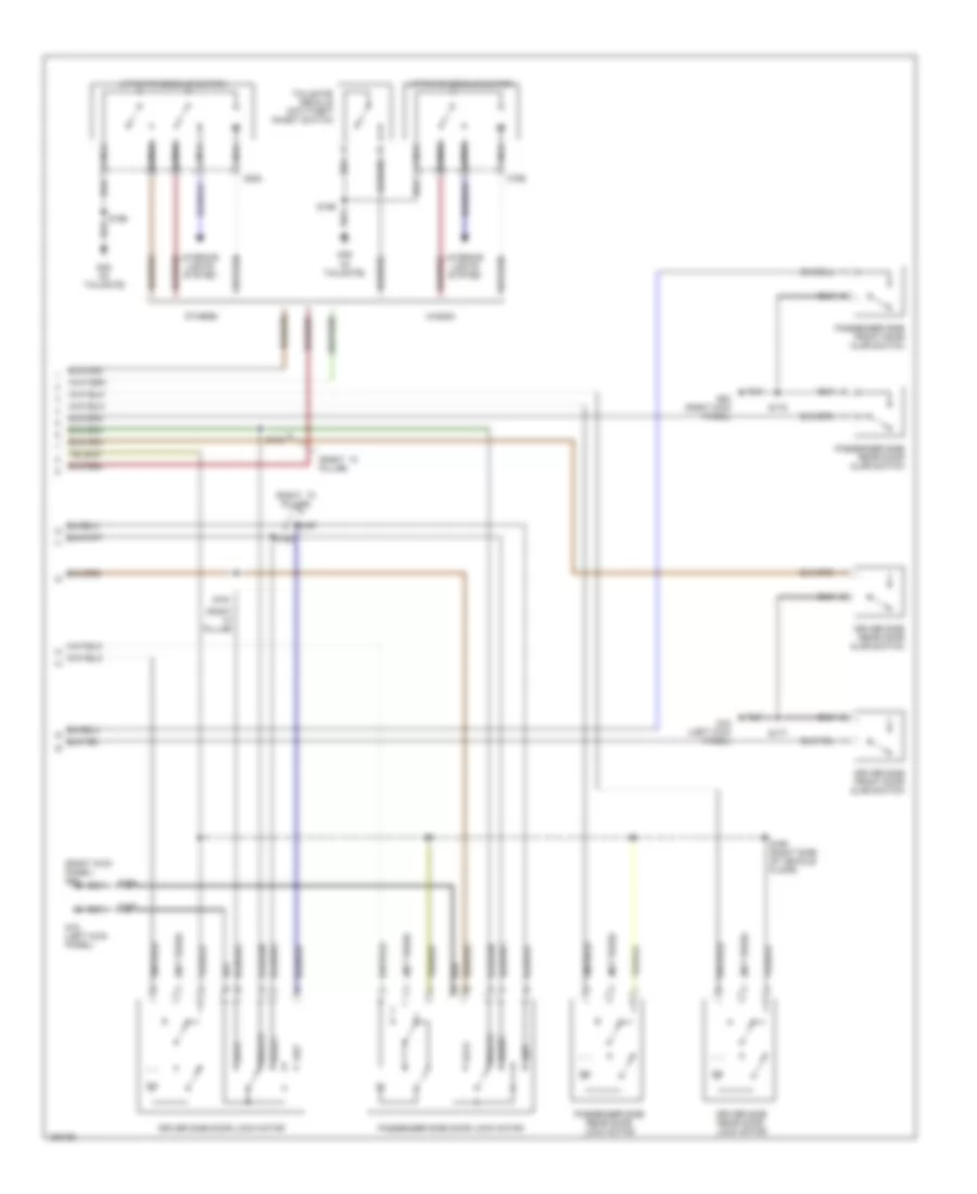 Forced Entry Wiring Diagram 2 of 2 for Ford Focus LX 2002