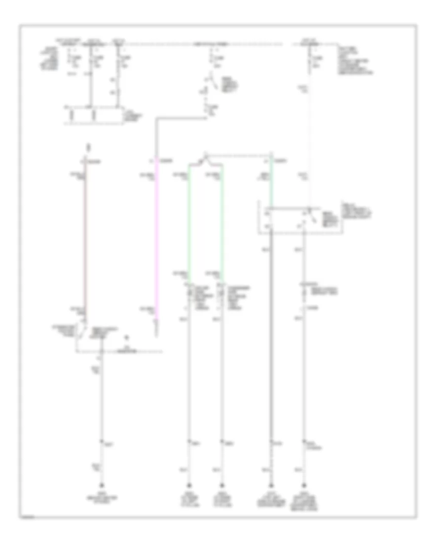 Defoggers Wiring Diagram for Ford Taurus SES 2004