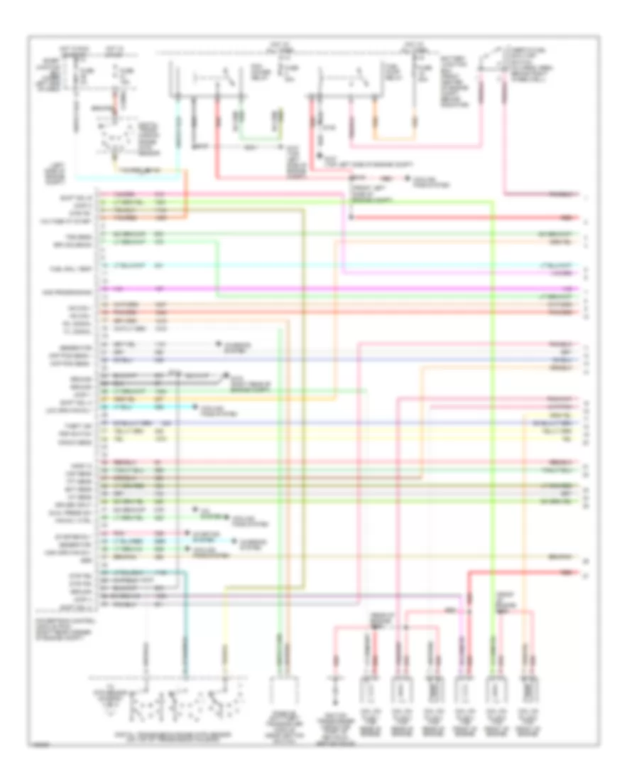 3.0L 24-Valve, Engine Performance Wiring Diagram (1 of 4) for Ford Taurus SES 2004