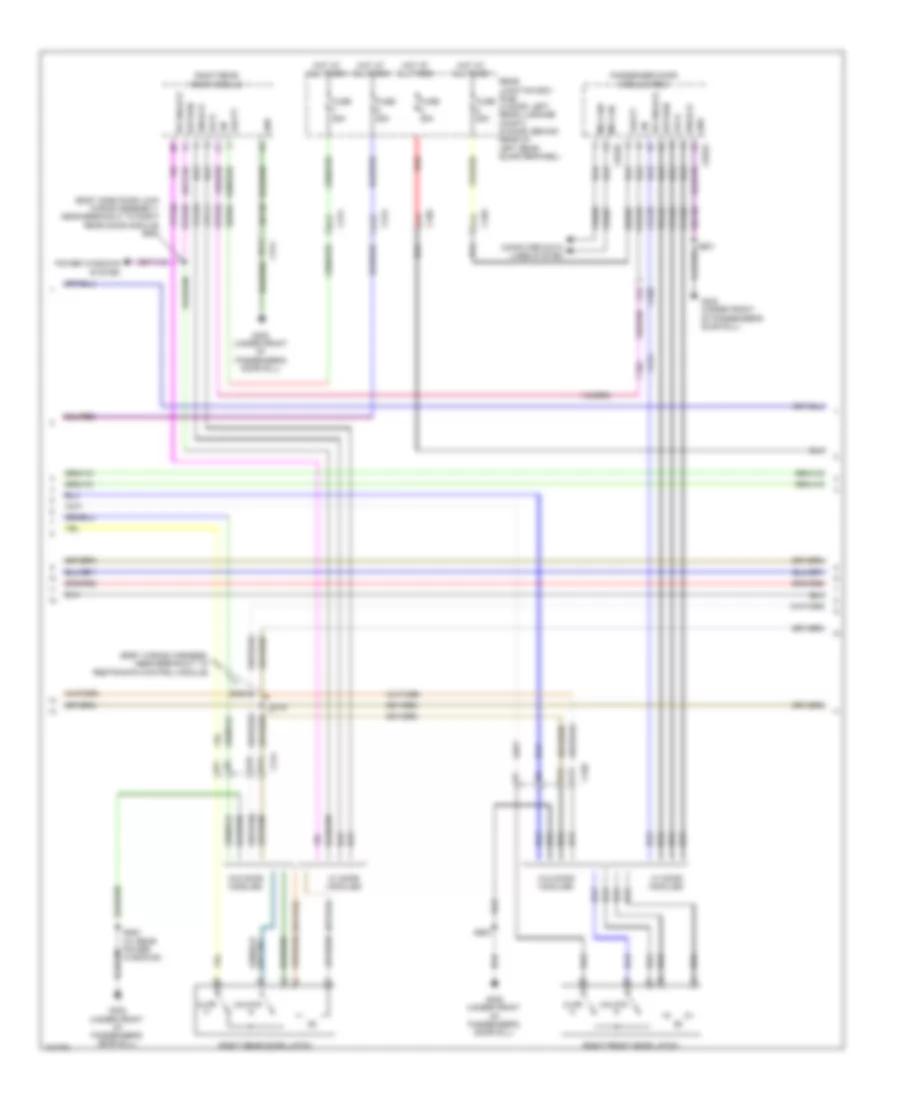 Forced Entry Wiring Diagram, Except Electric with Intelligent Access (2 of 5) for Ford Focus Titanium 2014