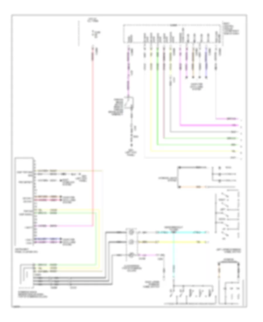 Instrument Cluster Wiring Diagram Electric 1 of 2 for Ford Focus Titanium 2014