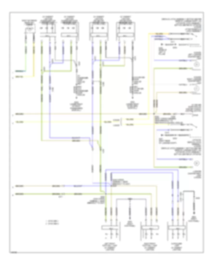 Courtesy Lamps Wiring Diagram, Except Electric (3 of 3) for Ford Focus Titanium 2014