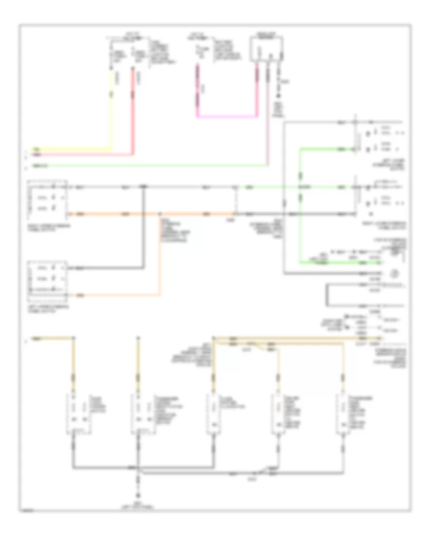 Instrument Illumination Wiring Diagram, Electric (2 of 2) for Ford Focus Titanium 2014