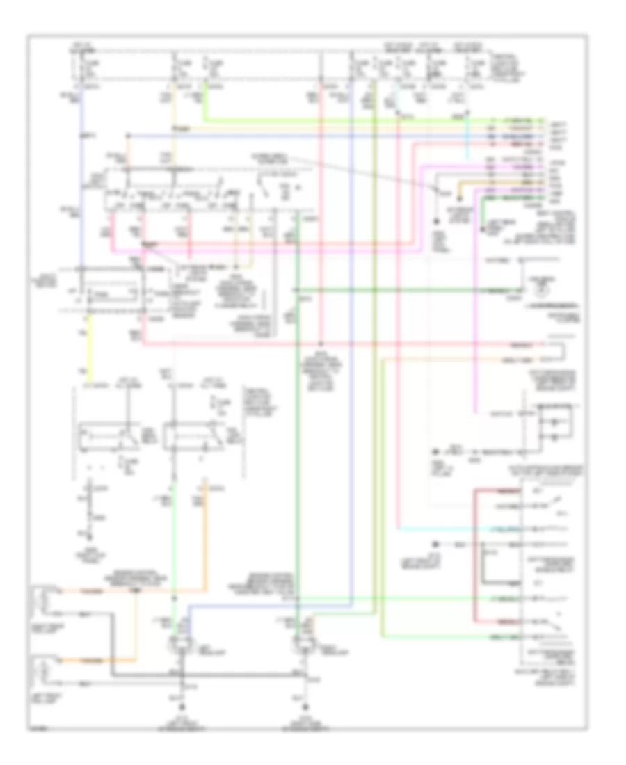Autolamps Wiring Diagram with DRL for Ford Pickup F350 Super Duty 2005