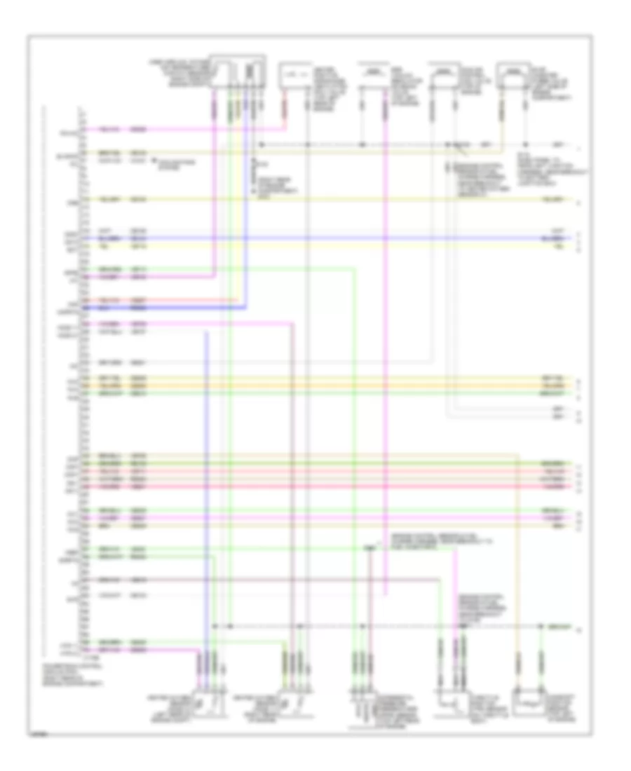 4.0L, Engine Performance Wiring Diagram (1 of 4) for Ford Ranger 2009