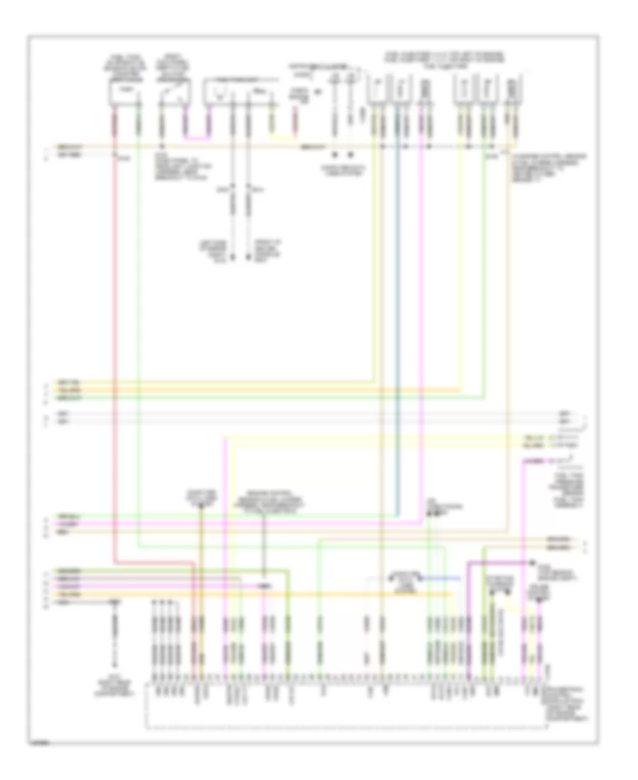 4.0L, Engine Performance Wiring Diagram (3 of 4) for Ford Ranger 2009