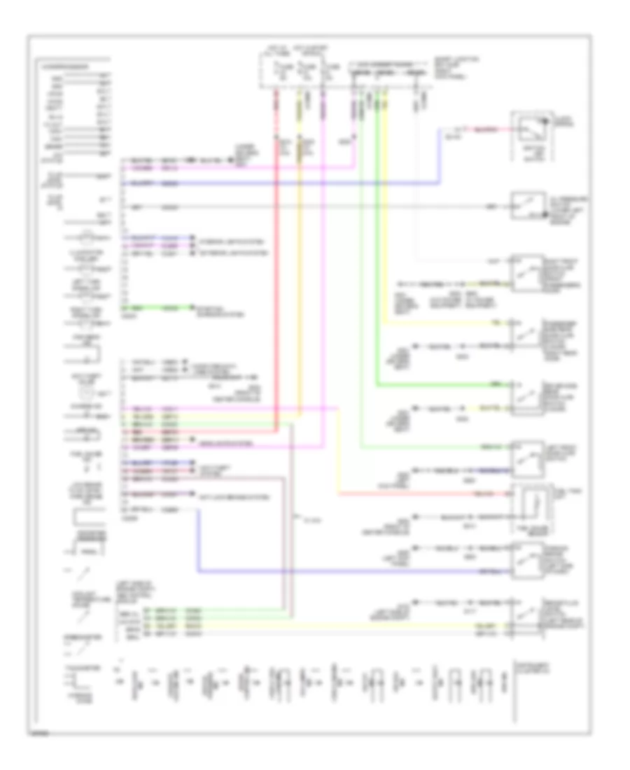 Instrument Cluster Wiring Diagram for Ford Ranger 2009