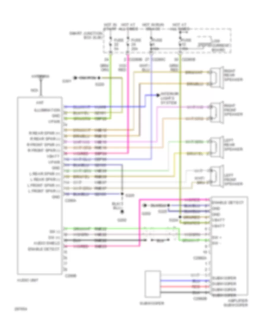 Audiophile Sound Radio Wiring Diagram for Ford Ranger 2009