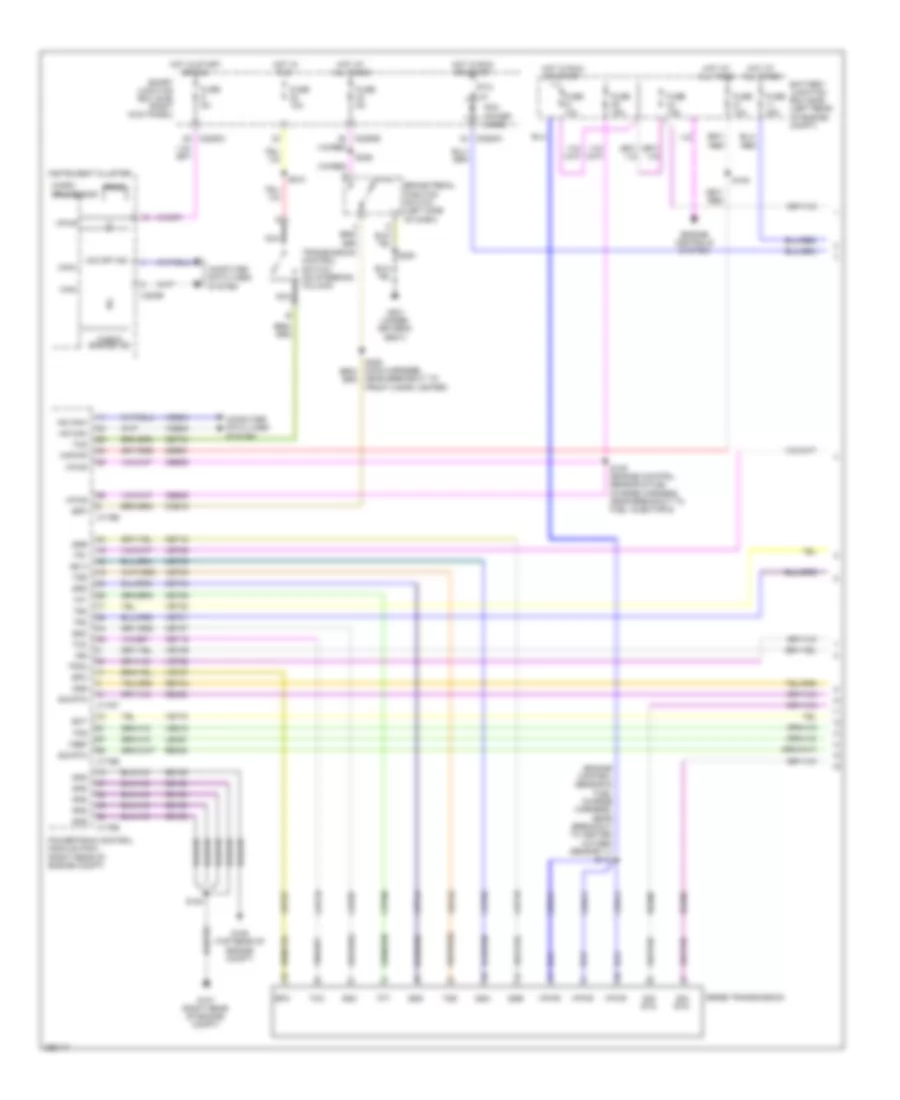4.0L, AT Wiring Diagram (1 of 2) for Ford Ranger 2009