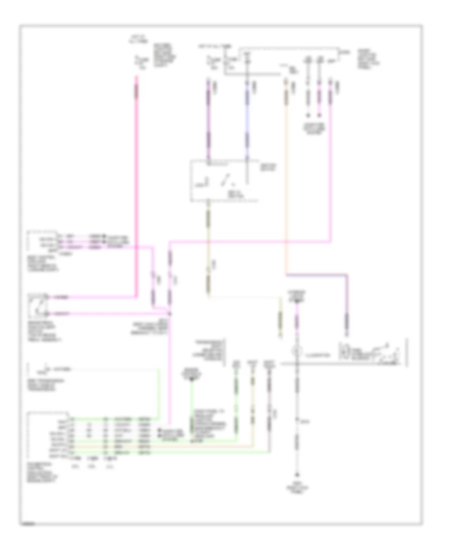 Shift Interlock Wiring Diagram for Ford Mustang Boss 302 2013