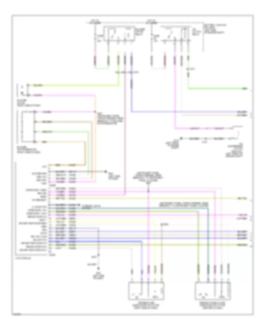 Manual A C Wiring Diagram 1 of 2 for Ford Fiesta S 2011