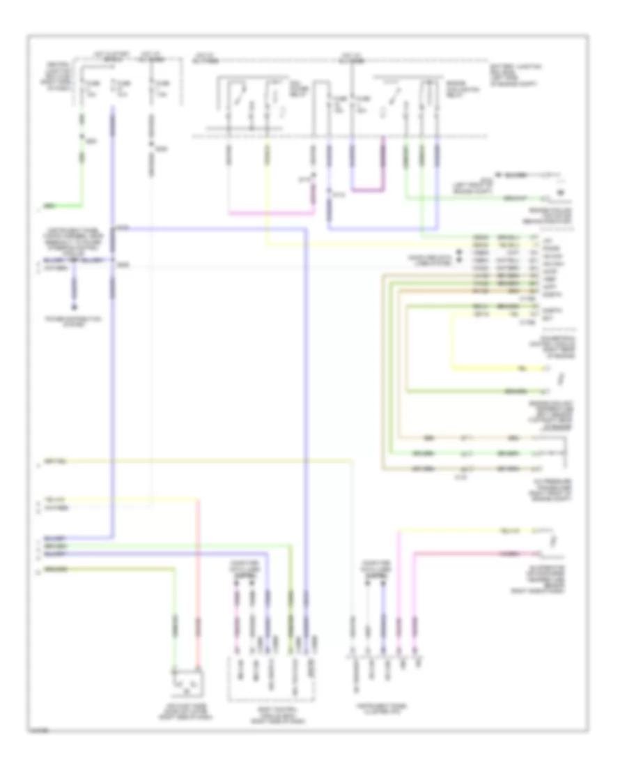 Manual AC Wiring Diagram (2 of 2) for Ford Fiesta S 2011