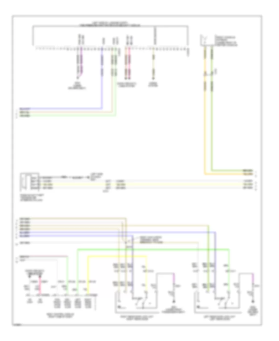 Forced Entry Wiring Diagram, with Intelligent Access (2 of 4) for Ford Fiesta S 2011