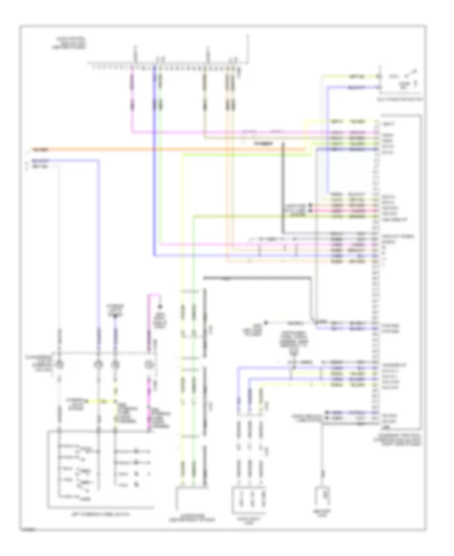 Navigation Wiring Diagram (2 of 2) for Ford Fiesta S 2011