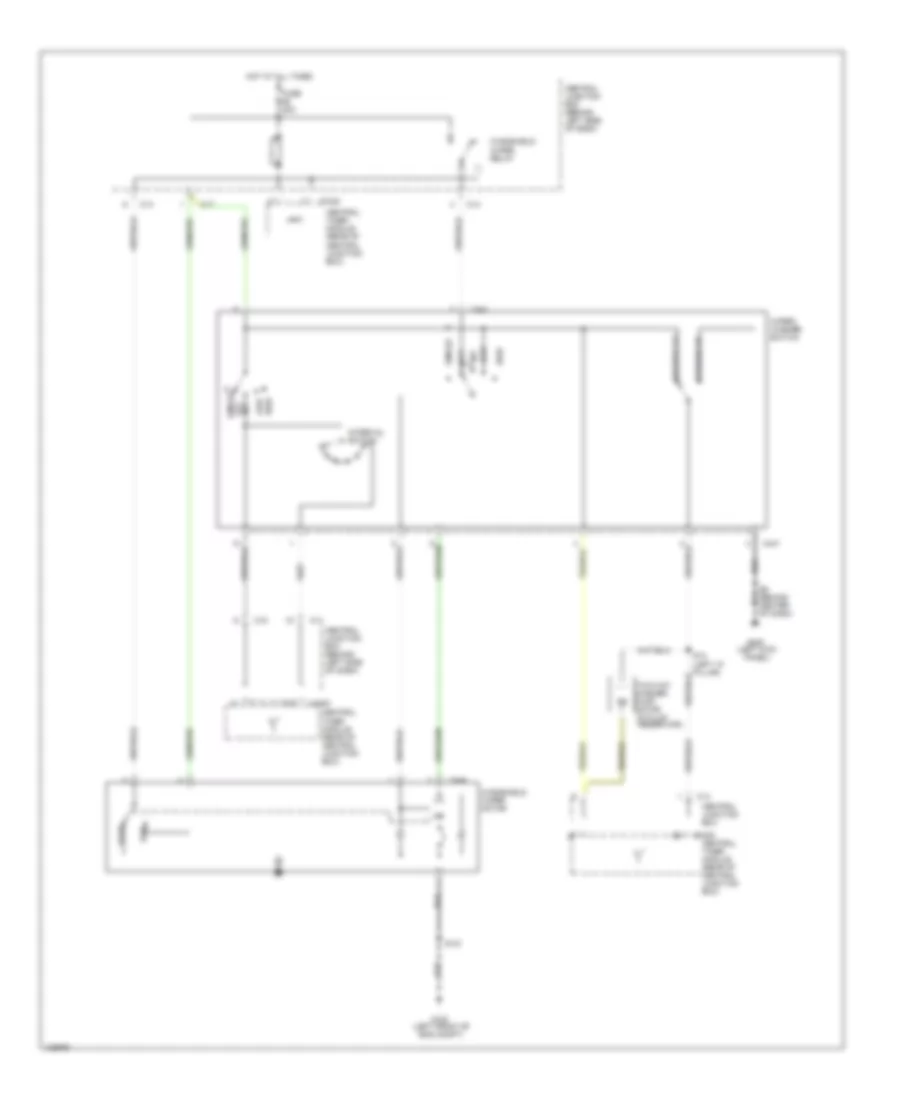 Неустойчивая Электросхема стеклоочистителя, дворников и омывателя, без Задний Дворник для Ford Focus ZX3 2000