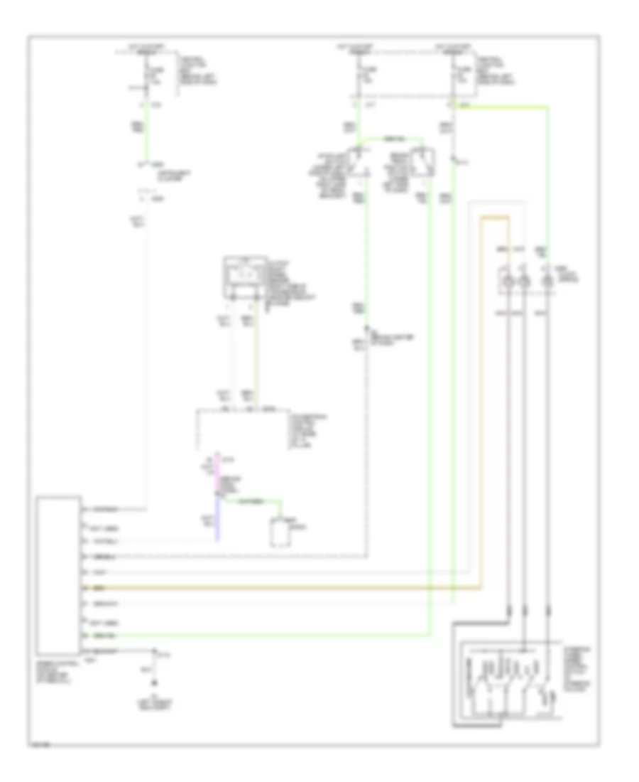 Cruise Control Wiring Diagram A T for Ford Focus SE 2002