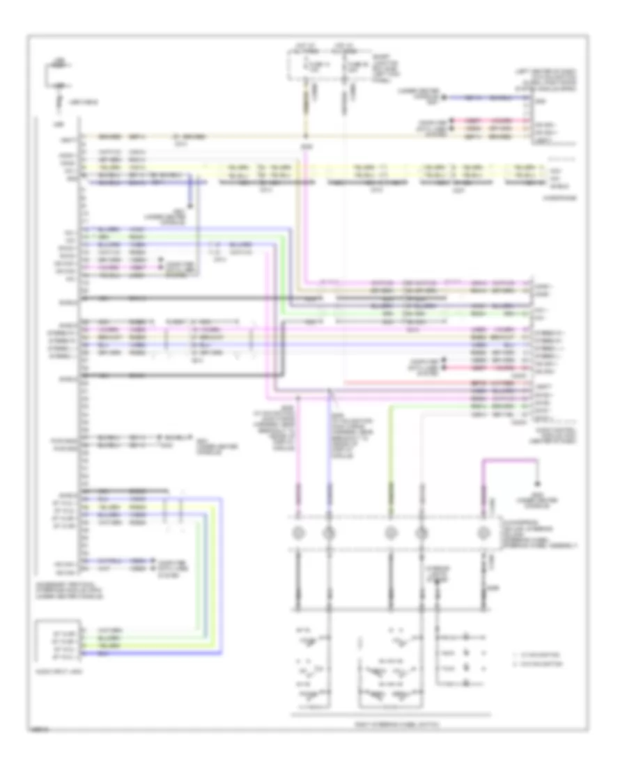 SYNC Radio Wiring Diagram for Ford Taurus SHO 2012