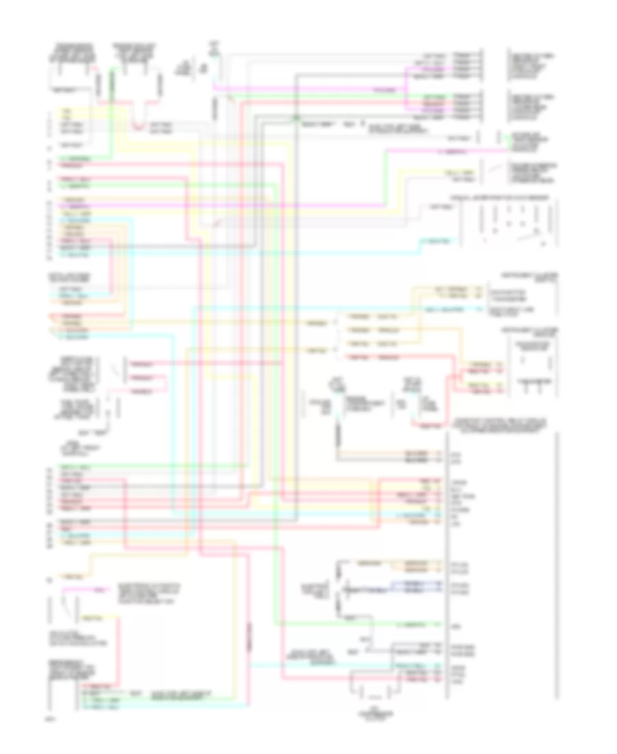 3 0L Engine Performance Wiring Diagrams 2 of 2 for Ford Taurus LX 1994