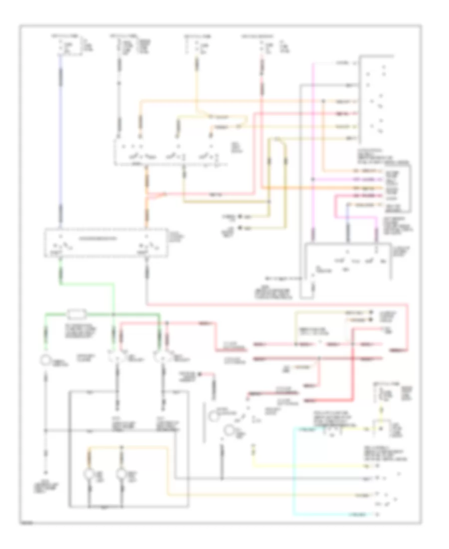 Autolamps Wiring Diagram, without DRL for Ford Taurus LX 1994