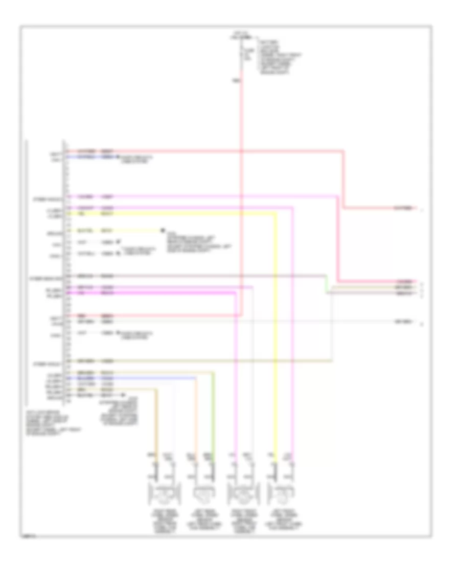 Anti lock Brakes Wiring Diagram with Stability Assist 1 of 2 for Ford RV Cutaway E350 Super Duty 2009