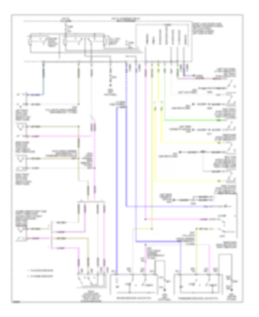 Forced Entry Wiring Diagram, without Cutaway for Ford RV Cutaway E350 Super Duty 2009