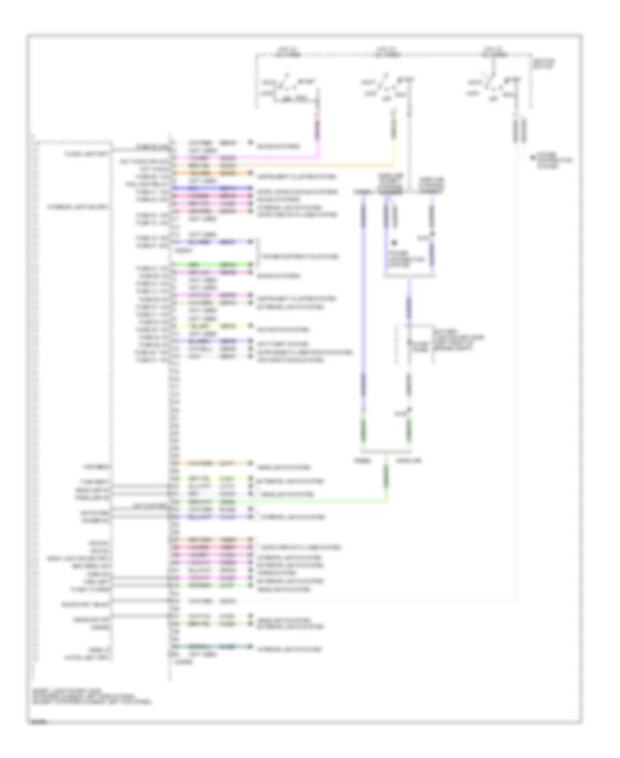 Body Control Modules Wiring Diagram 1 of 3 for Ford RV Cutaway E350 Super Duty 2009