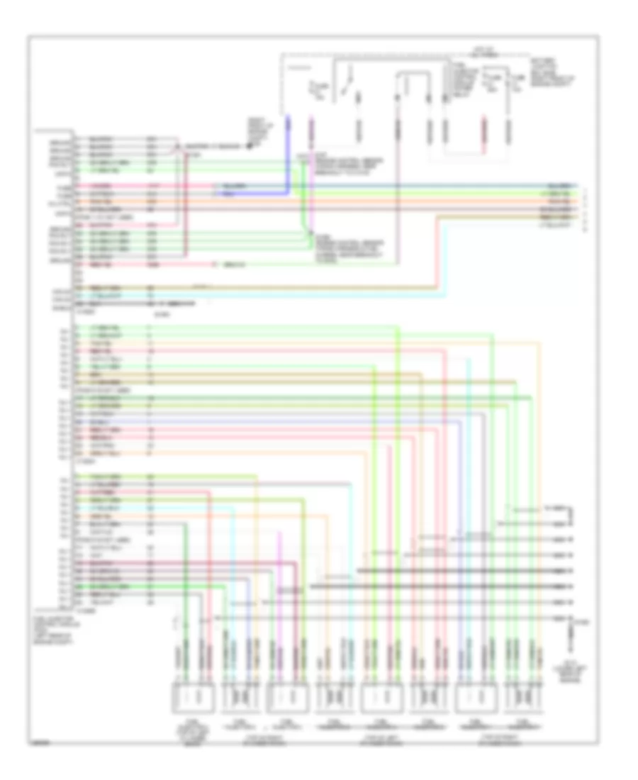 6.0L Diesel, Engine Performance Wiring Diagram (1 of 5) for Ford RV Cutaway E350 Super Duty 2009